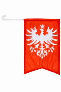 Flaga samochodowa powstania wielkopolskiego 